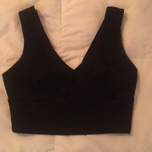 Black crop top
